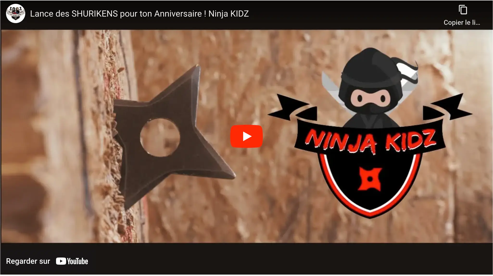 Enfants en session Ninja Kidz chez Les Frères Jacks