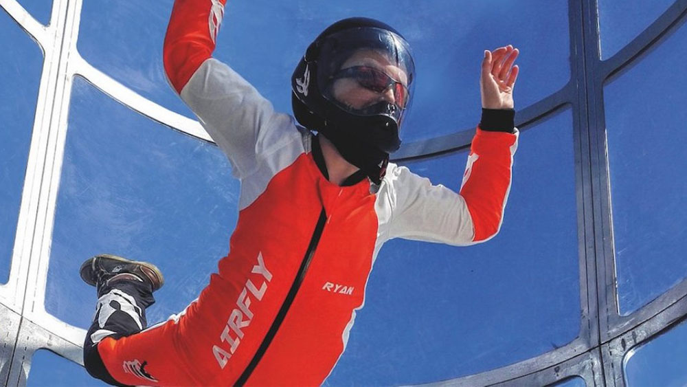 On a testé pour vous : AirFly, le simulateur de chute libre du Sporting Le  Bonbon